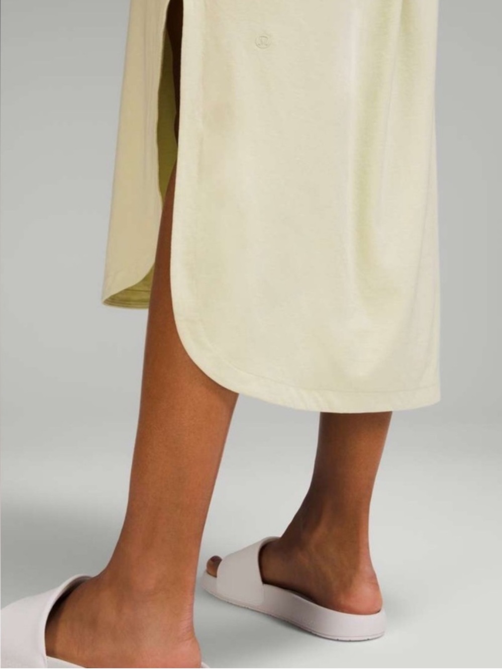 Lululemon Pima Cotton Open-Back Midi Dress in Dewy - Picture 5 of 8